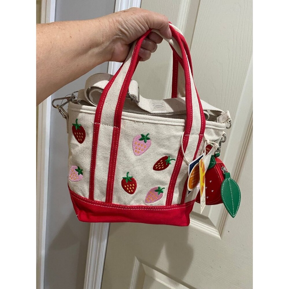 Viral Madden Girl Strawberry Mini Tote Bag
